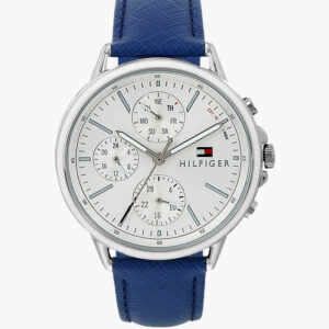 Navy Blue-Silver-White Multifunction Analog Watch